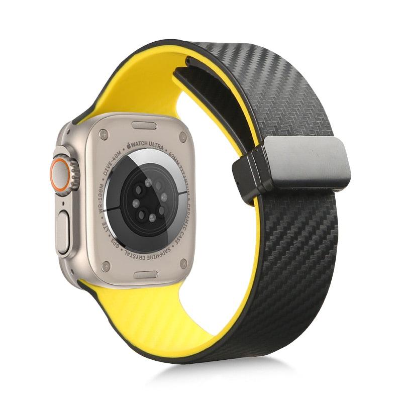 Carbon Fiber Magnetic Strap for Apple Watch - watchband.direct