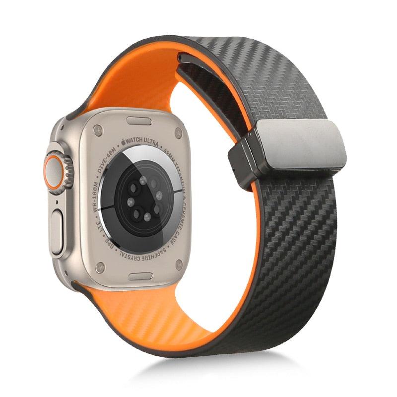 Carbon Fiber Magnetic Strap for Apple Watch - watchband.direct