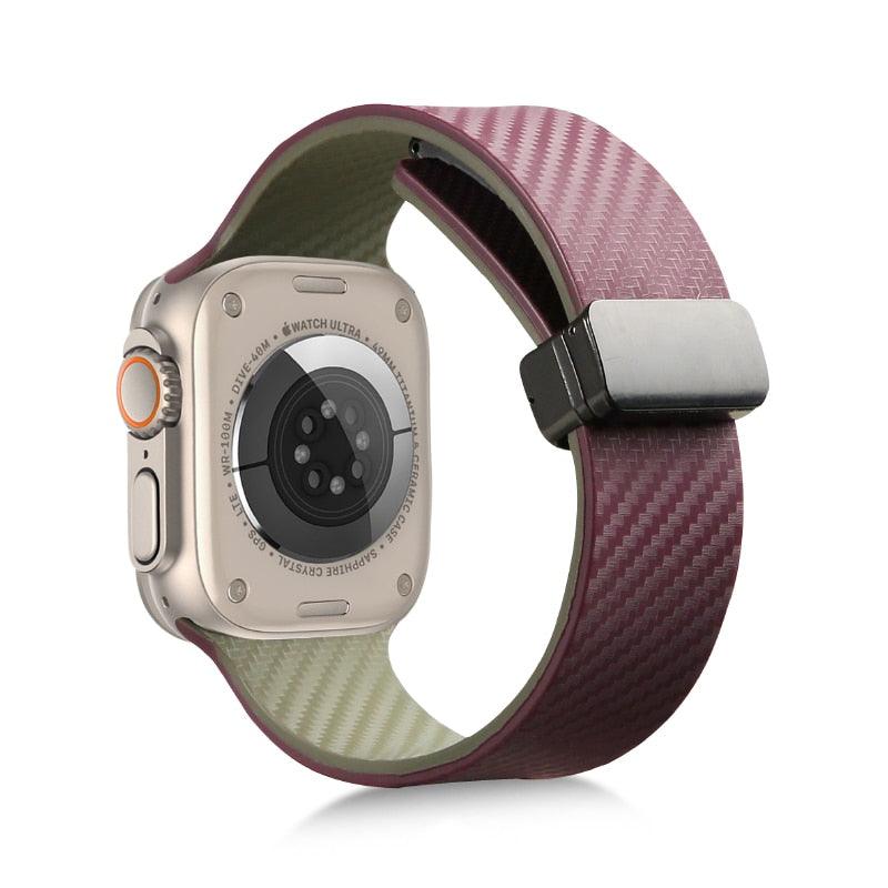 Carbon Fiber Magnetic Strap for Apple Watch - watchband.direct