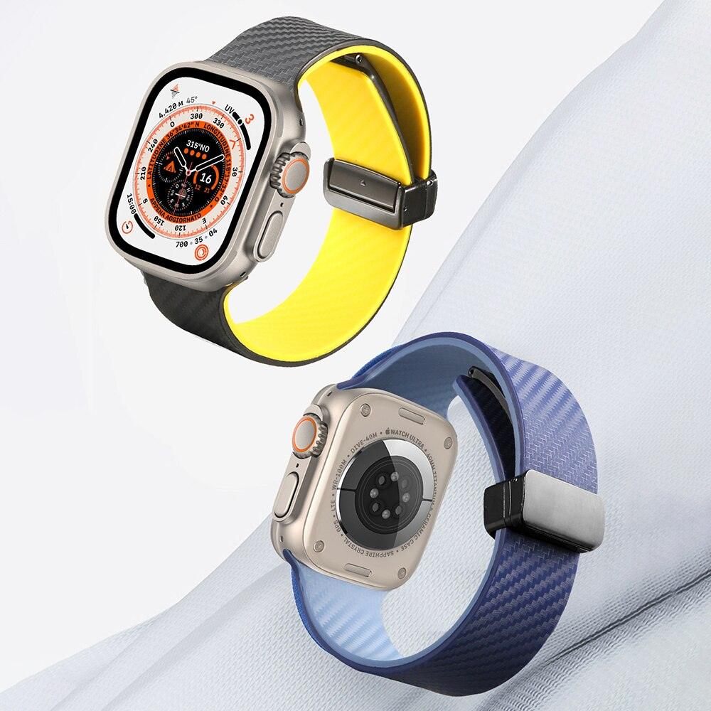 Carbon Fiber Magnetic Strap for Apple Watch - watchband.direct