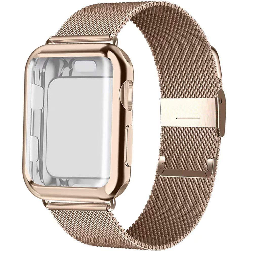 Case and Milanese Loop Strap for Apple Watch - watchband.direct