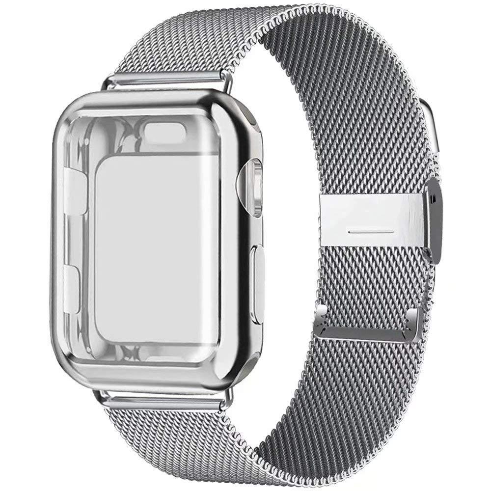 Case and Milanese Loop Strap for Apple Watch - watchband.direct