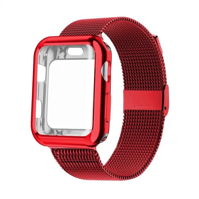 Case and Milanese Loop Strap for Apple Watch - watchband.direct