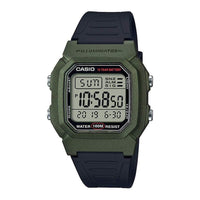 Thumbnail for Casio W800HG Men's Digital Watch: 100M Water-Resistant, Multi-Function Alarm, Countdown Timer & 10-Year Battery - watchband.direct