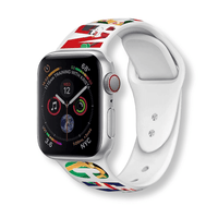 Thumbnail for Christmas Patterns Printed Silicone Apple Watch Band - watchband.direct