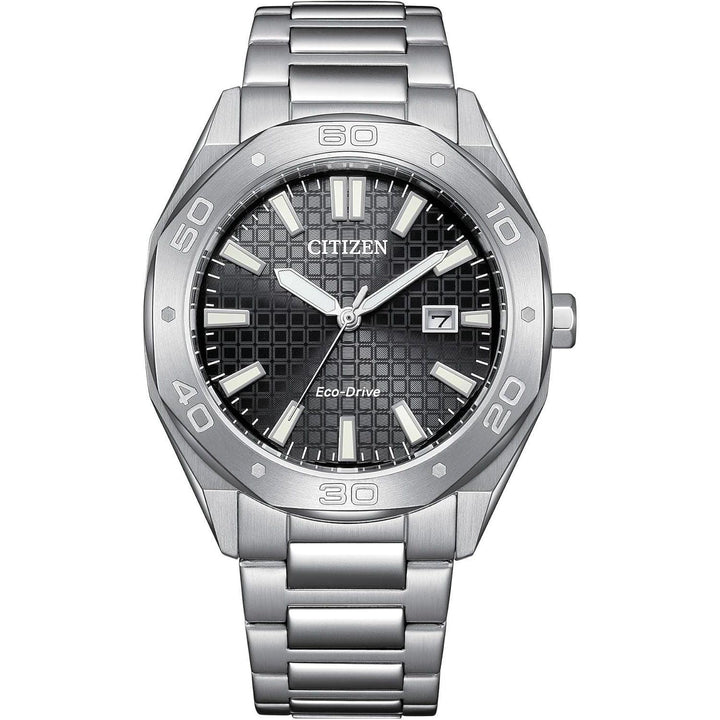 Citizen Eco-Drive Weekender Men's Watch - Stainless Steel, Black