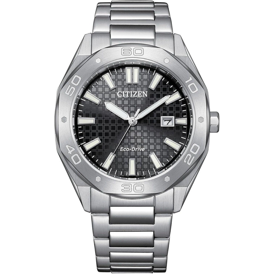 Reloj Citizen Eco-Drive Weekender para hombre, acero inoxidable