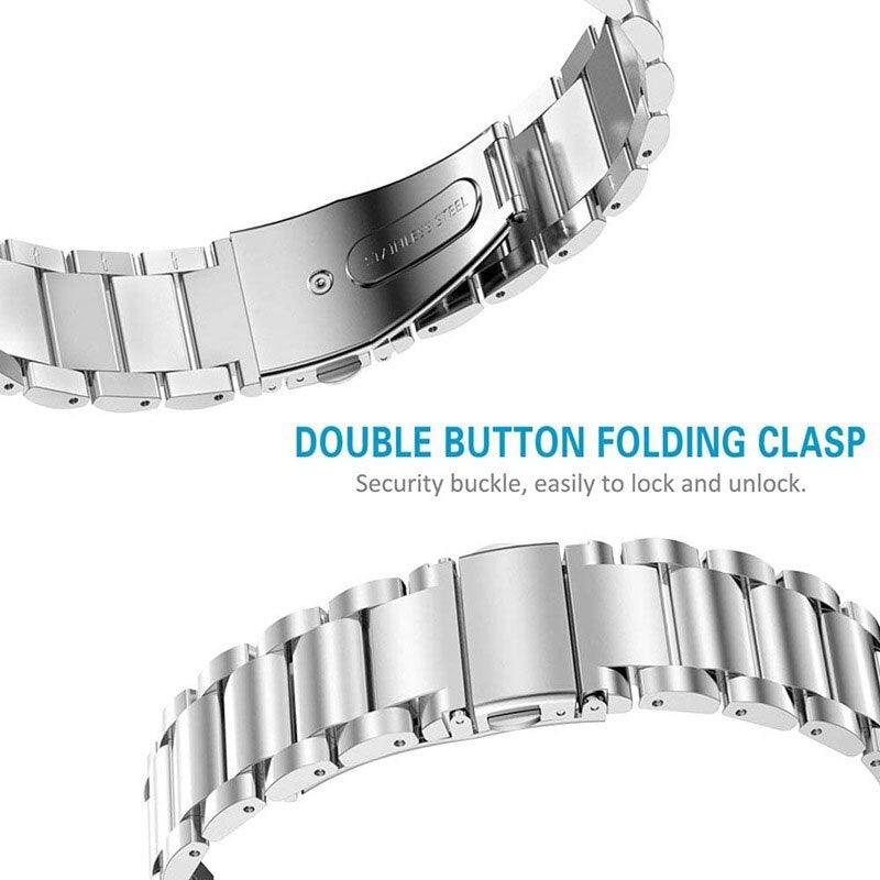 Classic Stainless Steel Strap for Fitbit Versa / Sense - watchband.direct