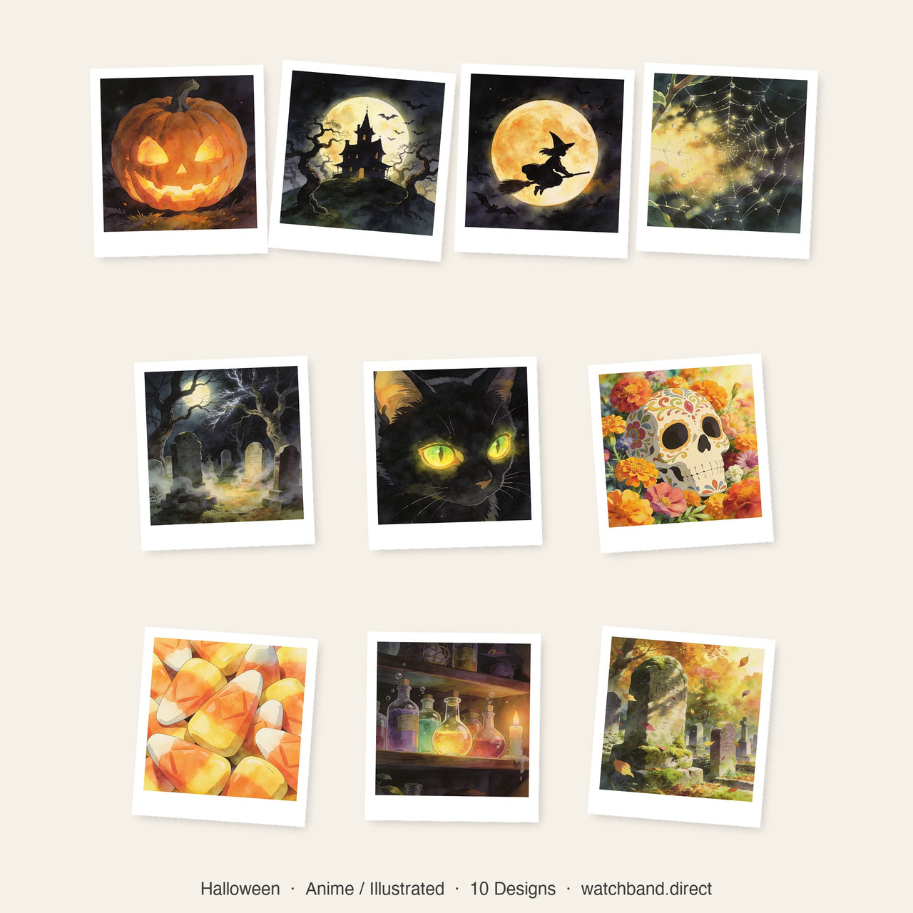 Halloween Apple Watch Wallpapers - Anime Bundle