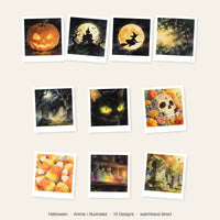 Thumbnail for Halloween Apple Watch Wallpapers - Anime Bundle
