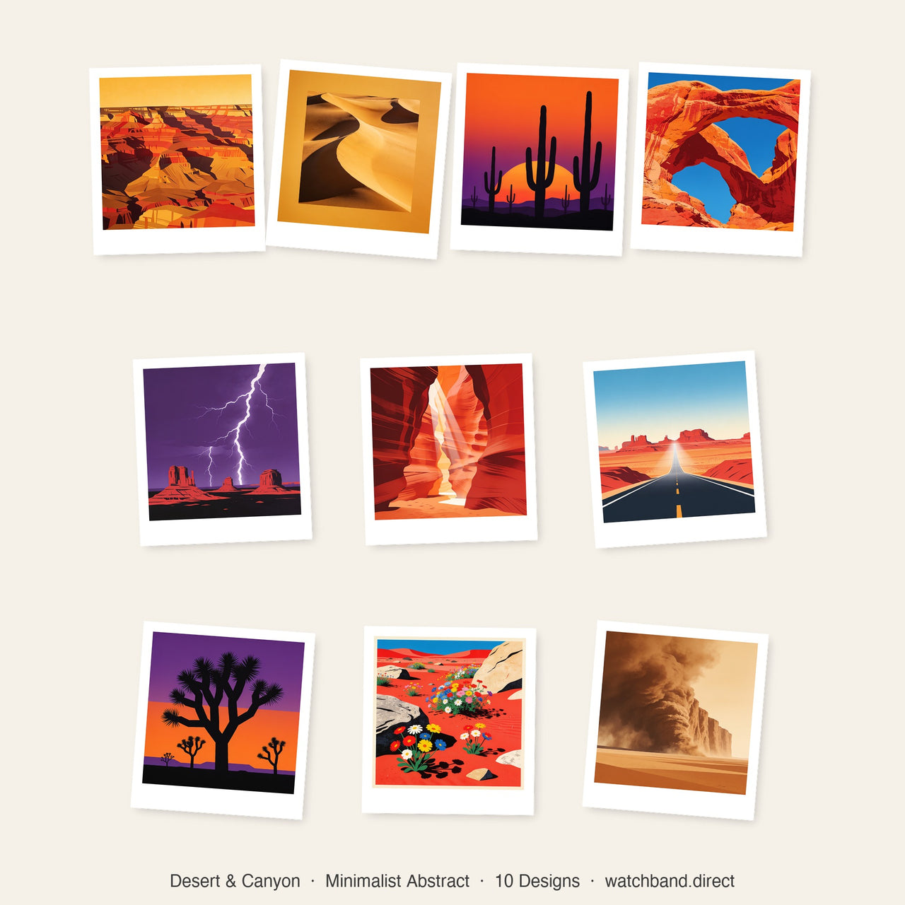 Desert & Canyon Apple Watch Wallpapers - Minimalist Bundle