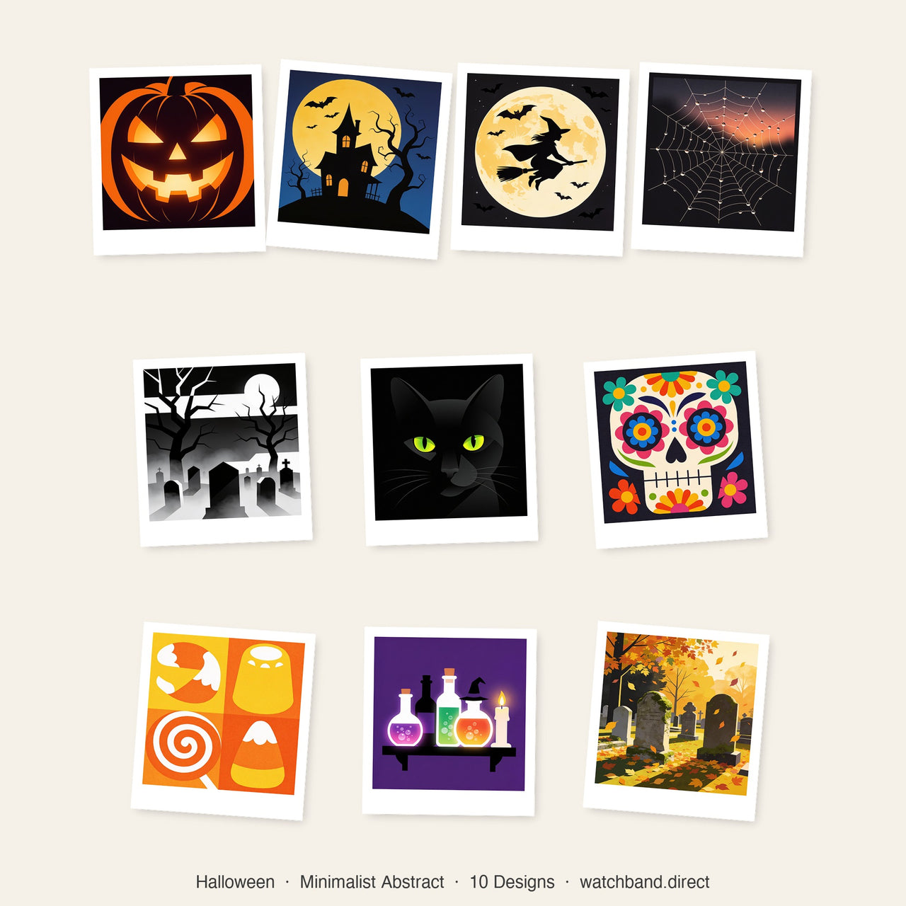 Halloween Apple Watch Wallpapers - Minimalist Bundle