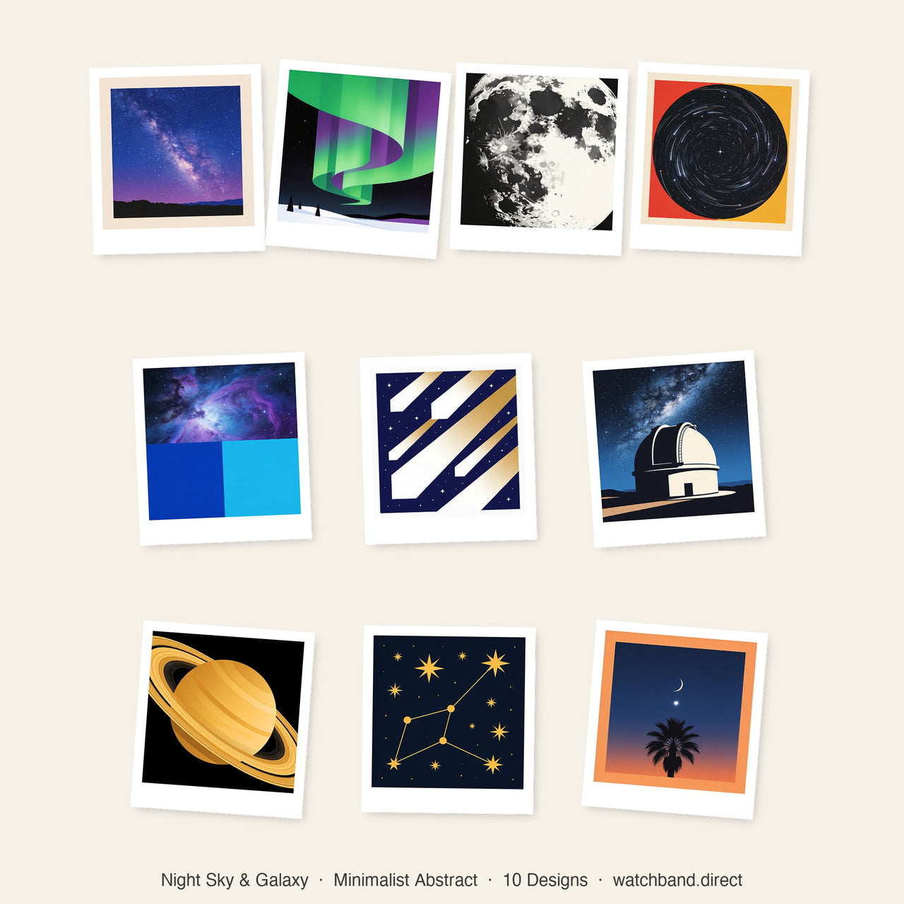 Night Sky & Galaxy Apple Watch Wallpapers - Minimalist Bundle