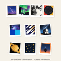 Thumbnail for Night Sky & Galaxy Apple Watch Wallpapers - Minimalist Bundle