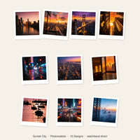 Thumbnail for Sunset City Apple Watch Wallpapers - Photorealistic Bundle