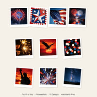 Thumbnail for Fourth of July Wallpapers for Apple Watch - Photorealistic Bundle