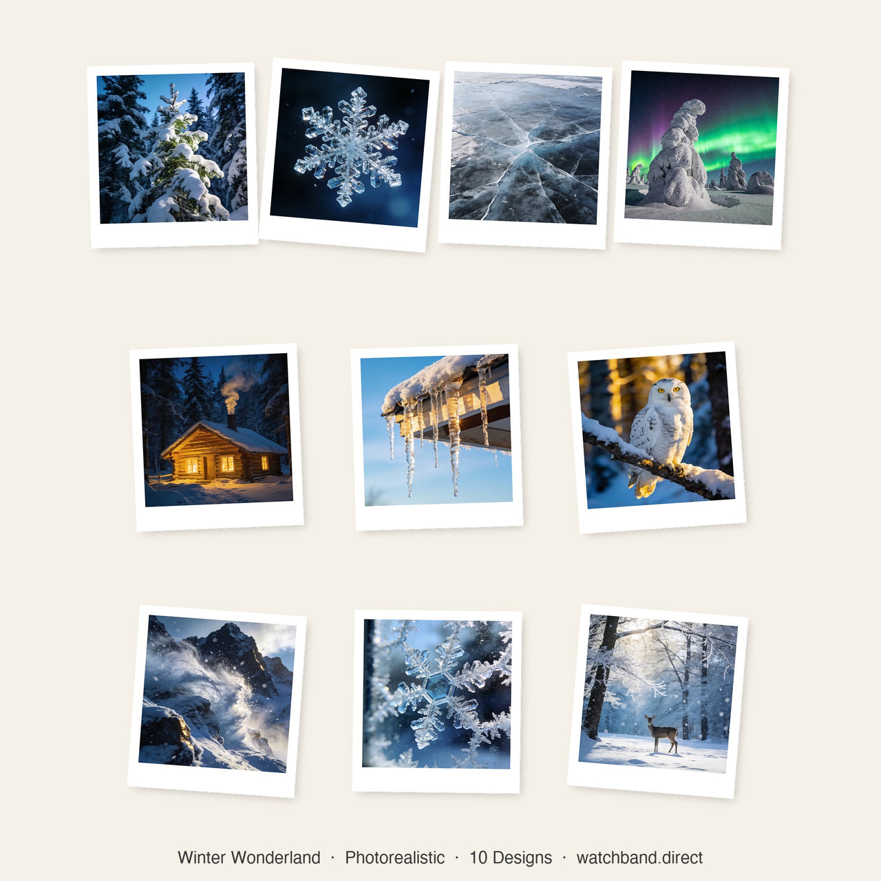 Winter Wonderland Apple Watch Wallpapers - Photorealistic Bundle
