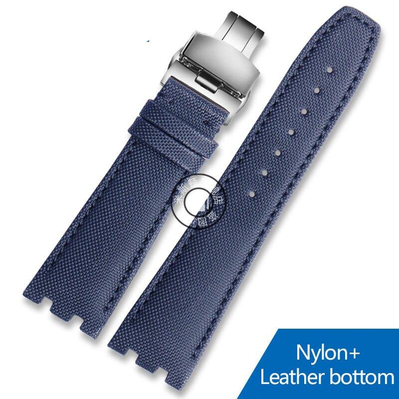 Cowhide/Crocodile Leather Watchband For MAURICE LACROIX AIKON Series - watchband.direct