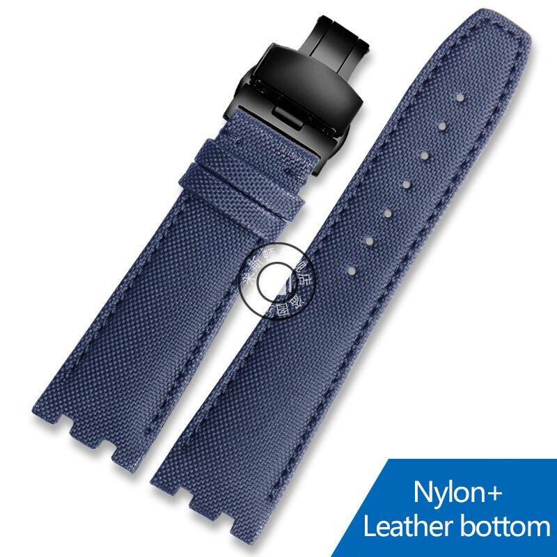 Cowhide/Crocodile Leather Watchband For MAURICE LACROIX AIKON Series - watchband.direct