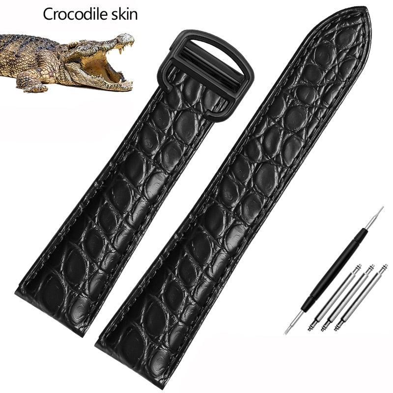 Crocodile Leather Watchband for Cartier Watches - watchband.direct