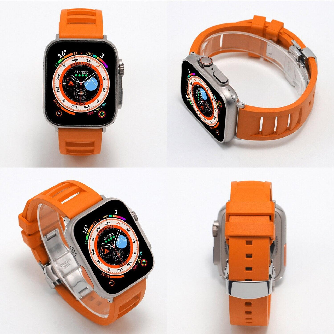 Fluorine Rubber Strap for Apple Watch - watchband.direct