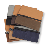 Thumbnail for Four Grid Wet Wax Canvas Watch Box - watchband.direct