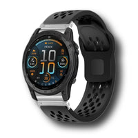 Thumbnail for QuickFit Silicone Sport Strap for Garmin Fenix, Tactix & Forerunner