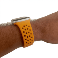 Thumbnail for Magnetic Buckle Perforated Silicone Bracelet for Apple Watch