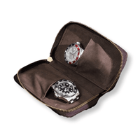 Thumbnail for Leather 2 Slots Watch Case Box - watchband.direct