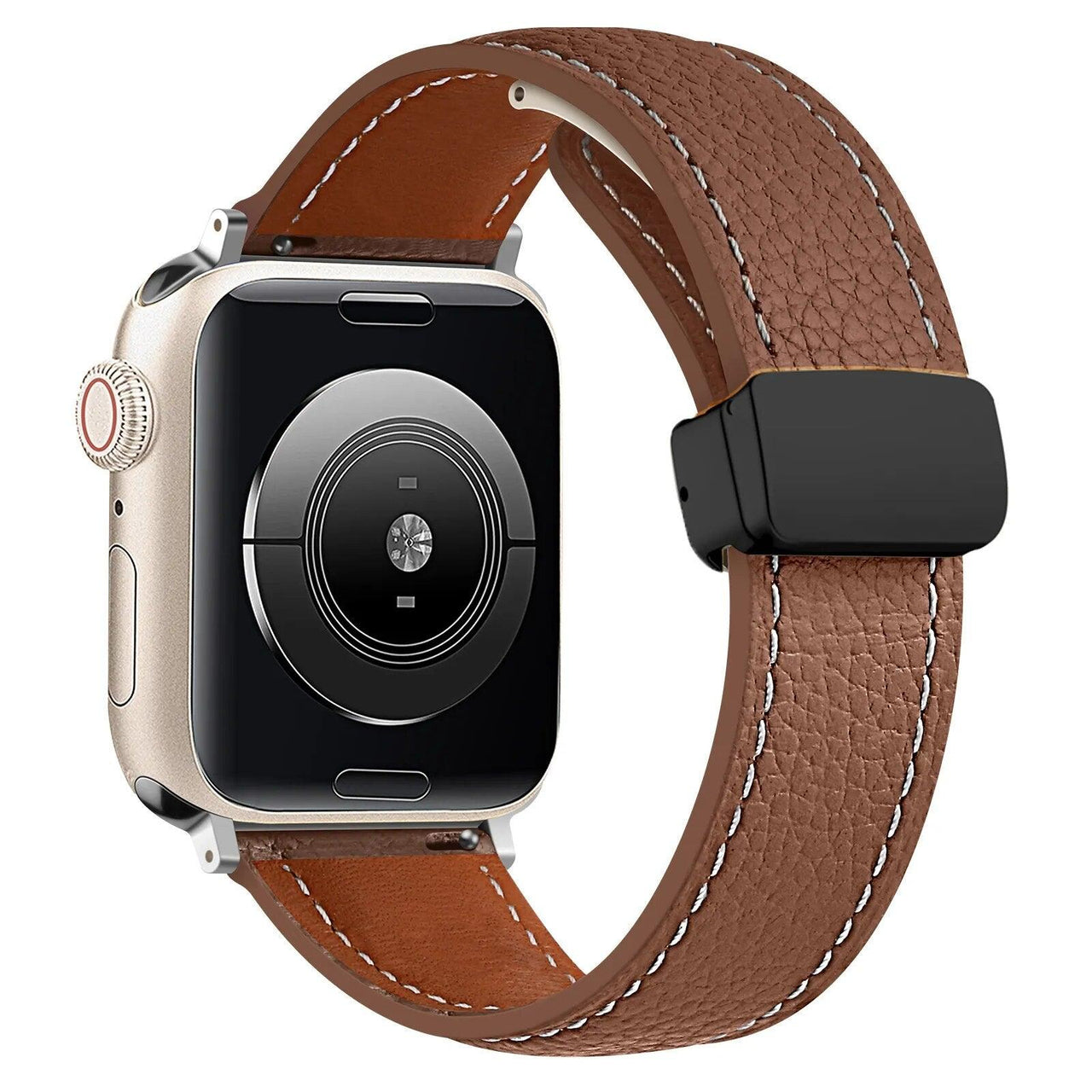 Leather Magnetic Buckle Strap for Apple Watch - watchband.direct