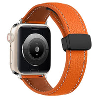 Thumbnail for Leather Magnetic Buckle Strap for Apple Watch - watchband.direct