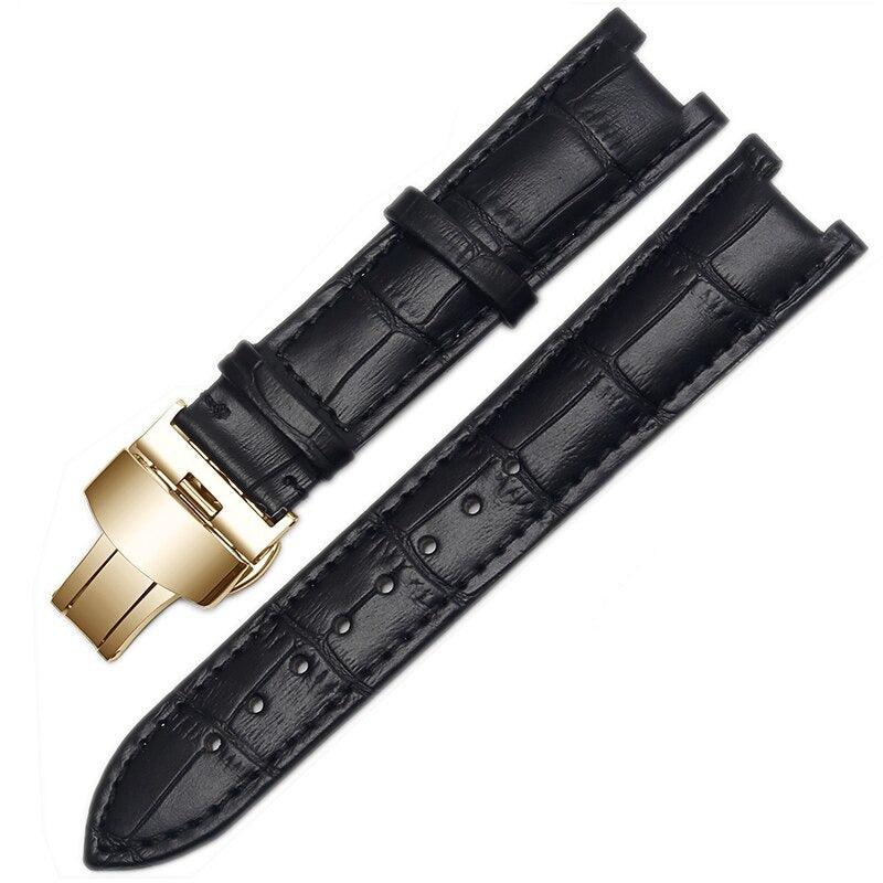 Gucci Watch Leather Band - Notched Design | watchband.direct