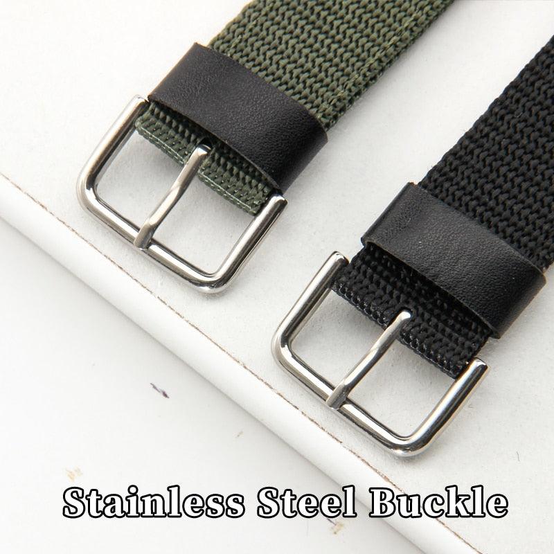 Leather Nylon Watch Strap for Casio G-Shock - watchband.direct