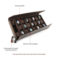 Thumbnail for Luxury 24 Slots Watch Organizer Box - watchband.direct