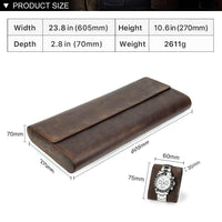 Thumbnail for Luxury 24 Slots Watch Organizer Box - watchband.direct