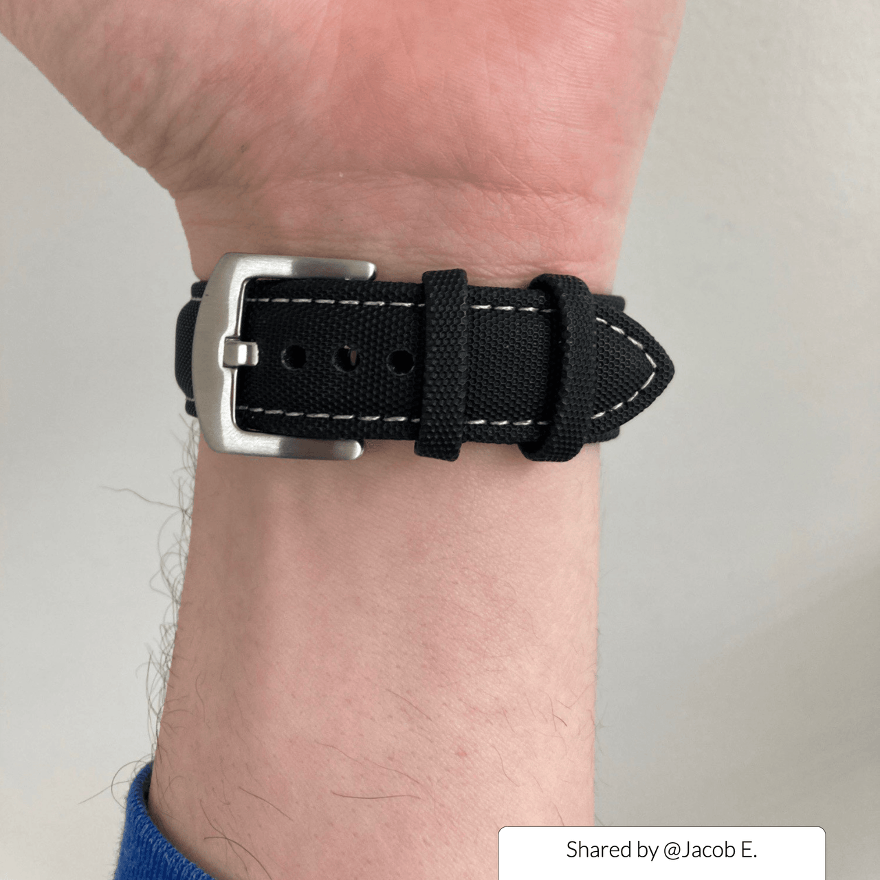 Canvas Genuine Leather Watchband - watchband.direct