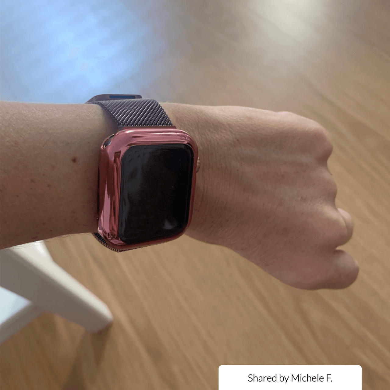 Case and Milanese Loop Strap for Apple Watch