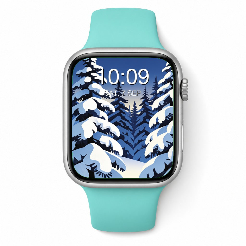 Winter Wonderland Apple Watch Wallpapers - Minimalist Bundle