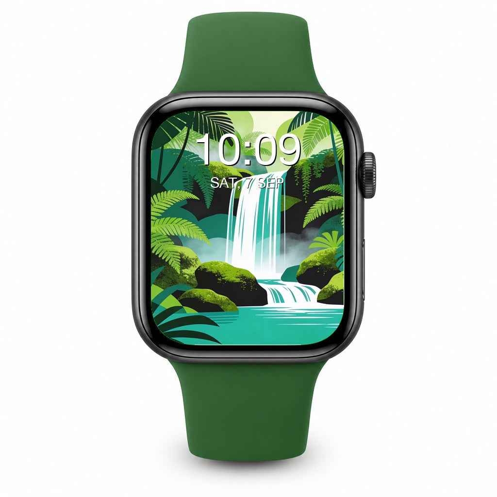 Tropical Jungle Wallpapers for Apple Watch - Minimalist Abstract Bundle