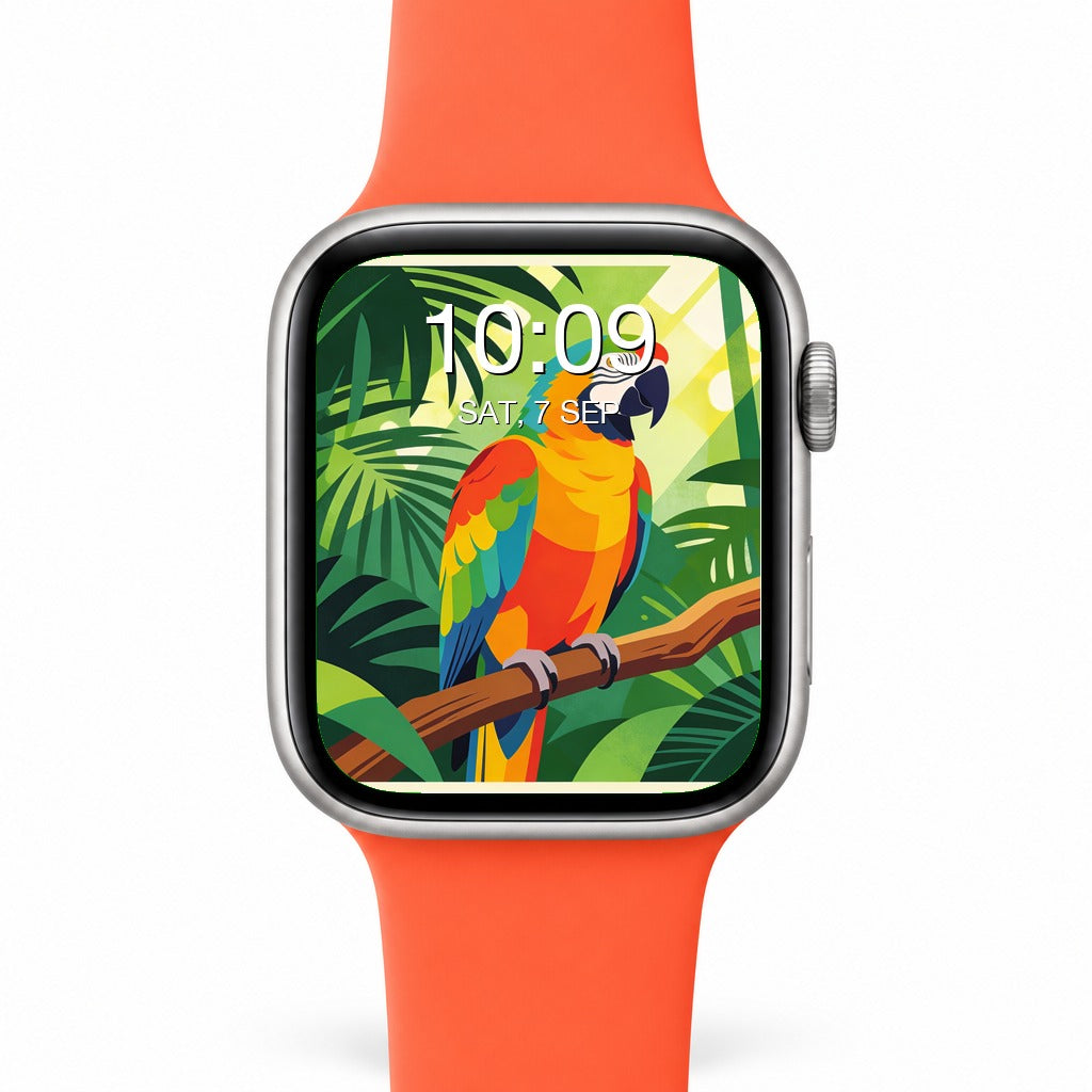 Tropical Jungle Wallpapers for Apple Watch - Minimalist Abstract Bundle