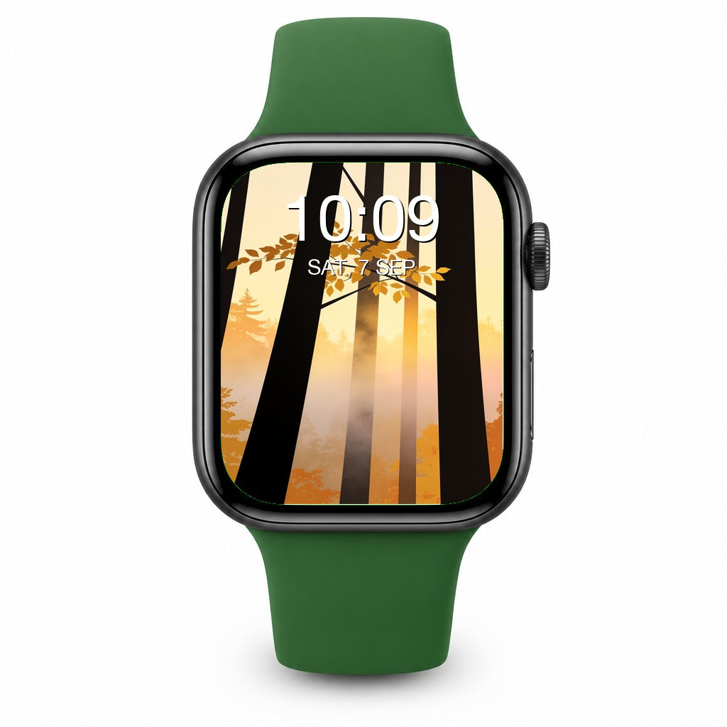 Autumn Forest Apple Watch Wallpapers - Minimalist Bundle