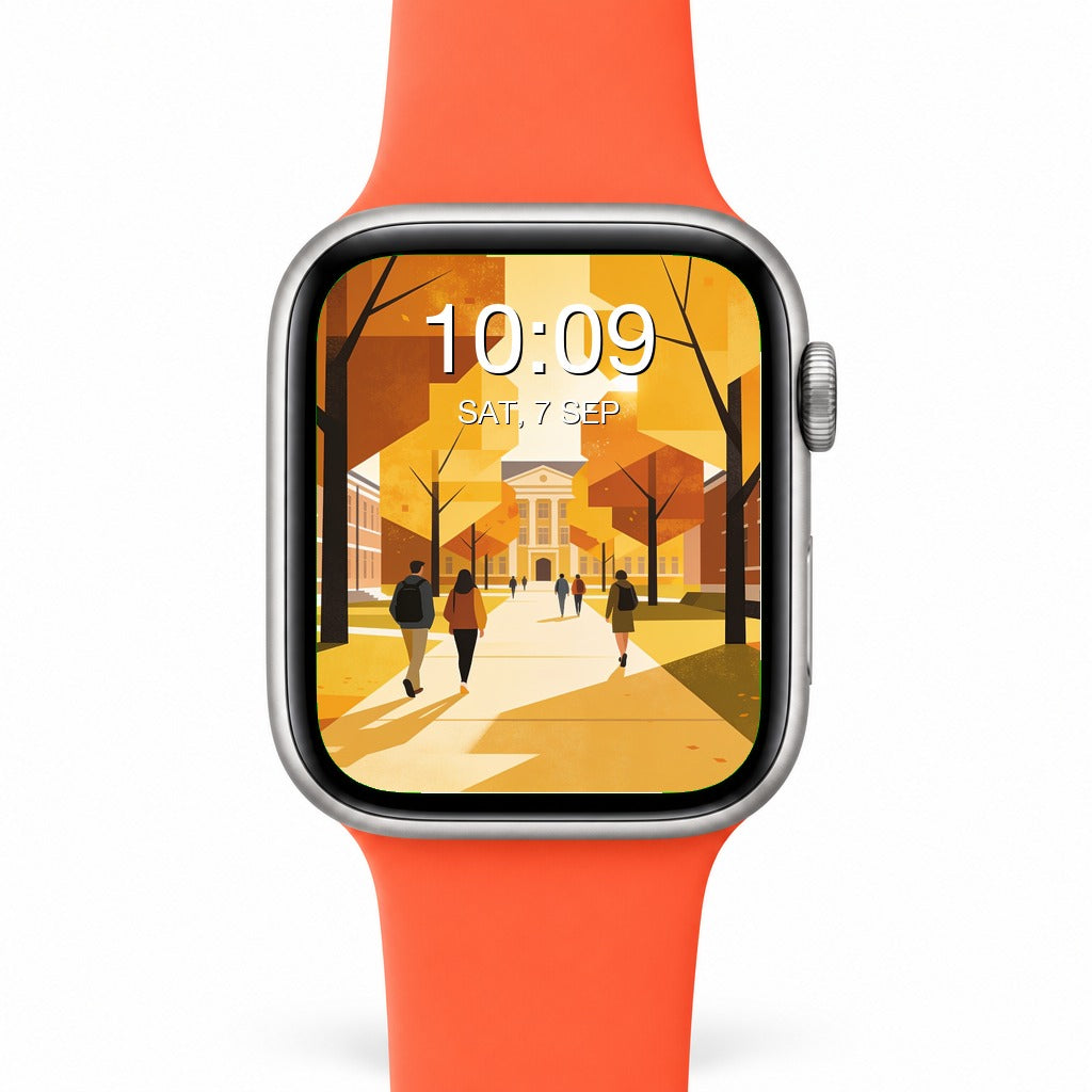 Back to School Apple Watch Wallpapers - Minimalist Bundle