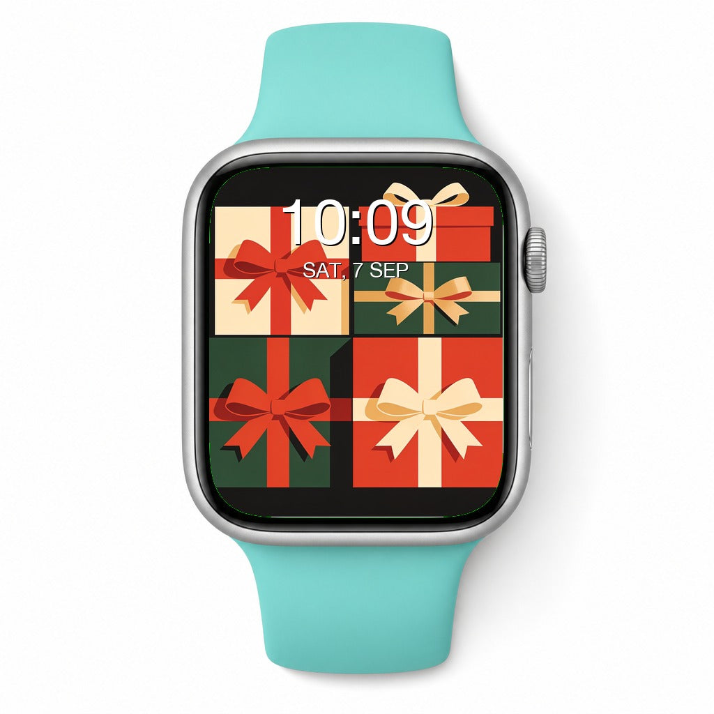 Christmas 2026 Apple Watch Wallpapers - Minimalist Bundle