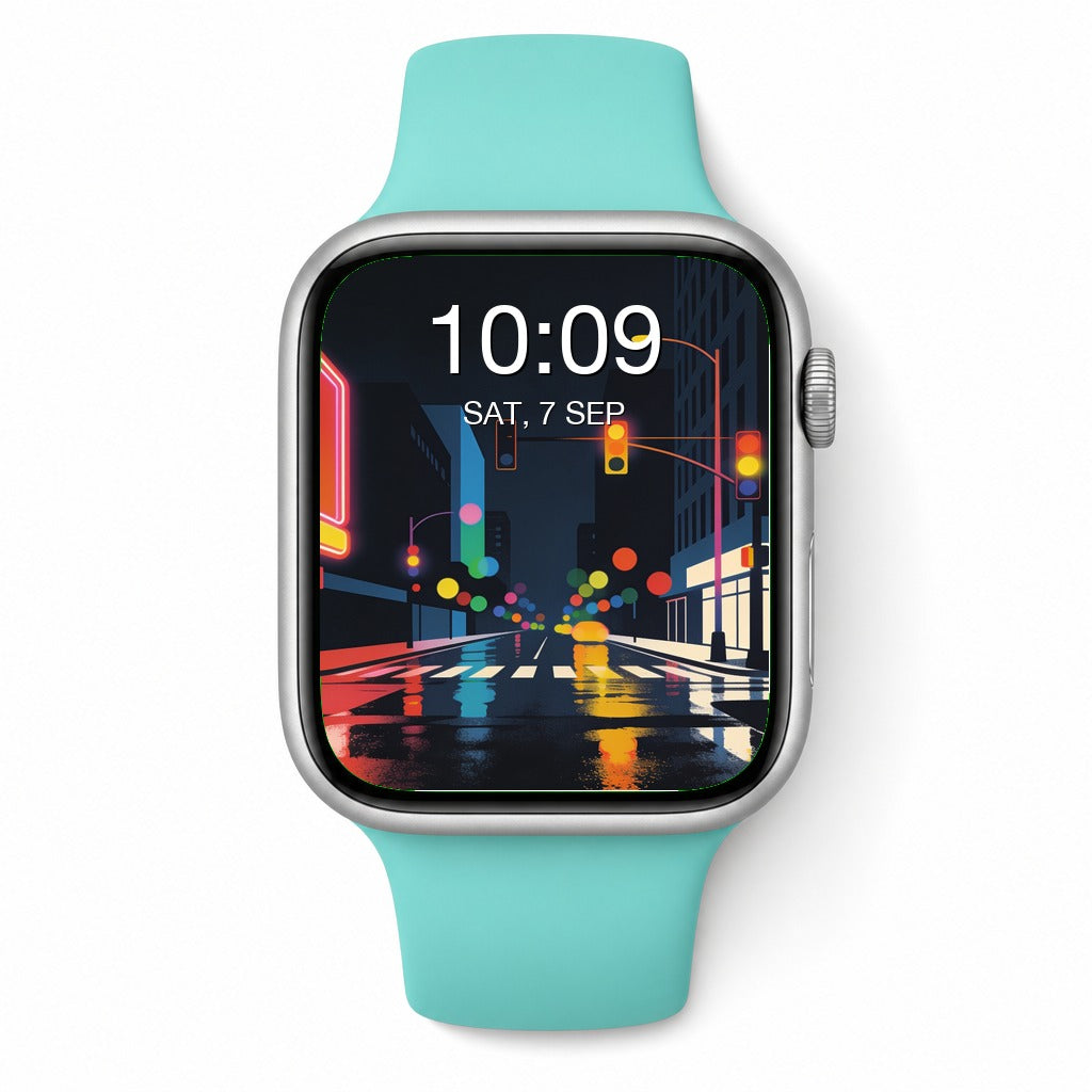 Sunset City Apple Watch Wallpapers - Minimalist Bundle