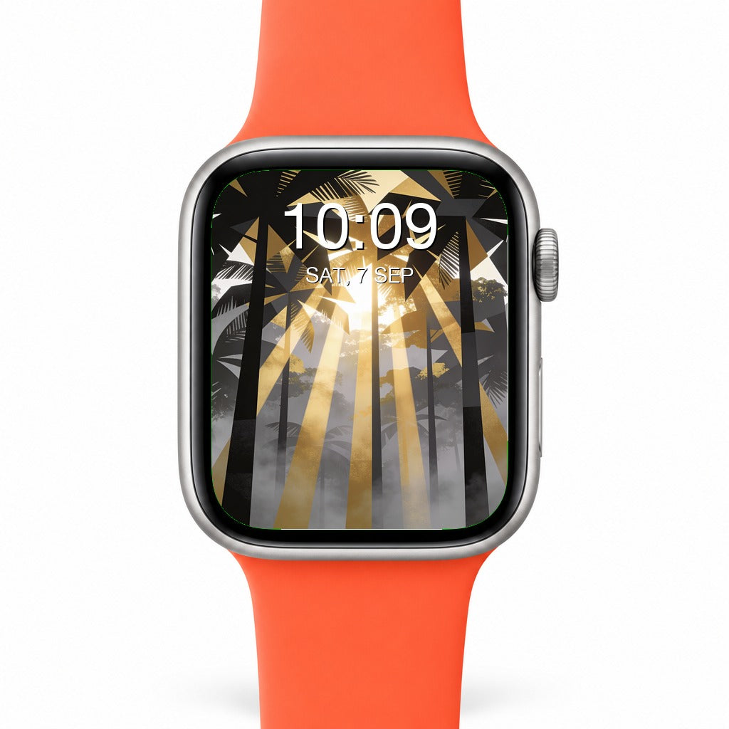 Tropical Jungle Wallpapers for Apple Watch - Minimalist Abstract Bundle