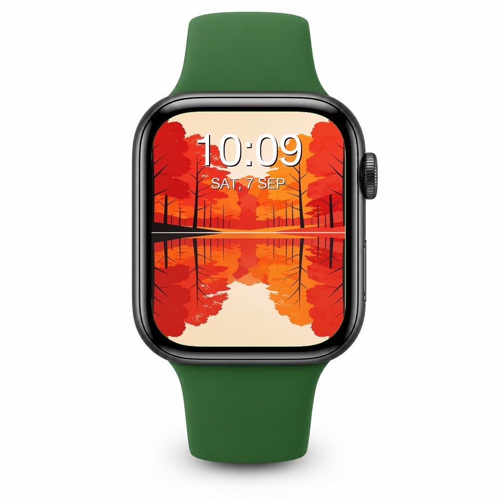 Autumn Forest Apple Watch Wallpapers - Minimalist Bundle