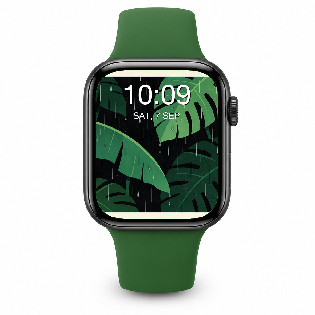 Tropical Jungle Wallpapers for Apple Watch - Minimalist Abstract Bundle