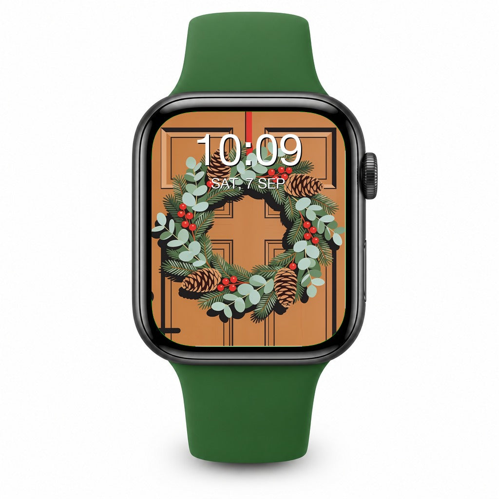 Christmas 2026 Apple Watch Wallpapers - Minimalist Bundle