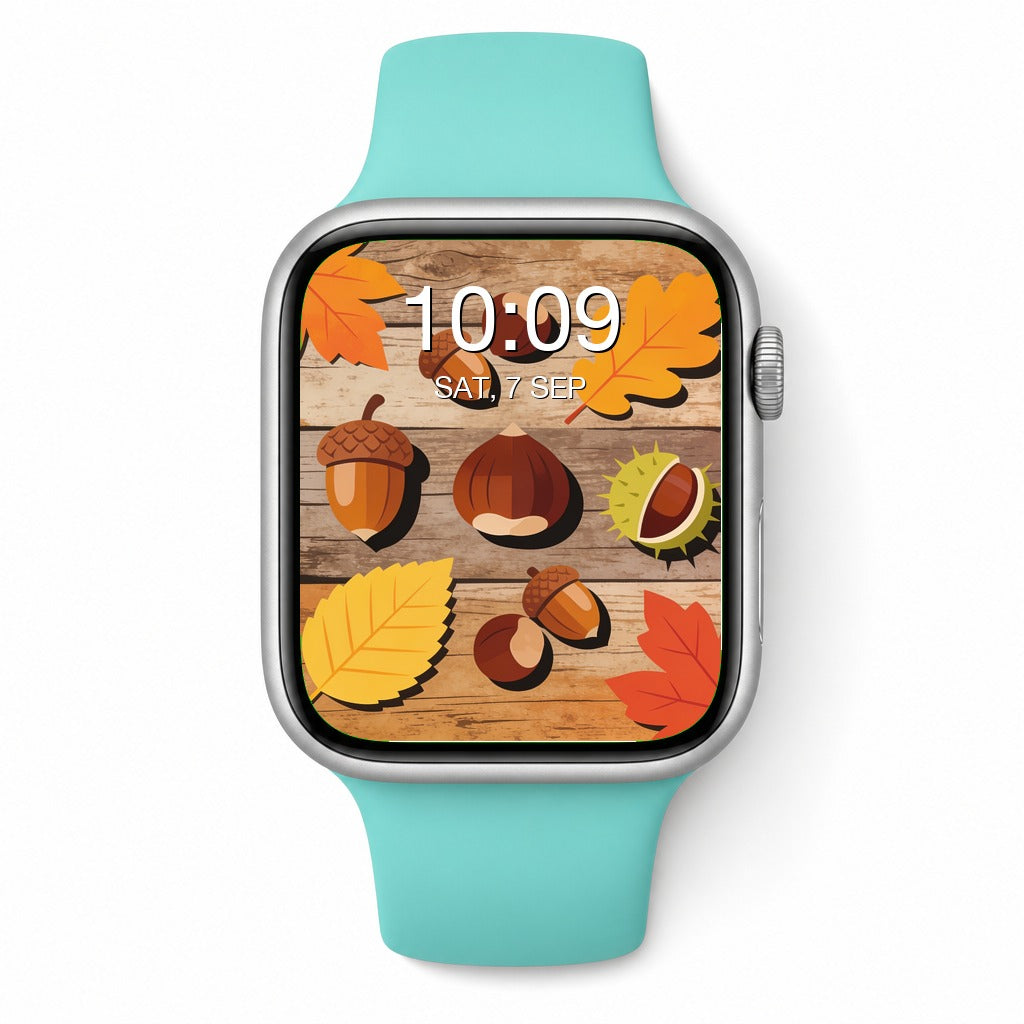 Autumn Forest Apple Watch Wallpapers - Minimalist Bundle