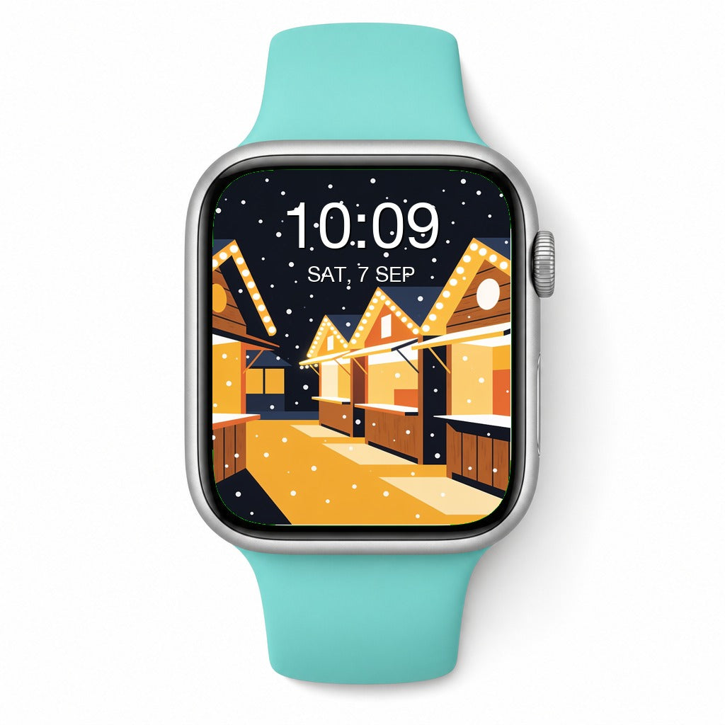 Christmas 2026 Apple Watch Wallpapers - Minimalist Bundle